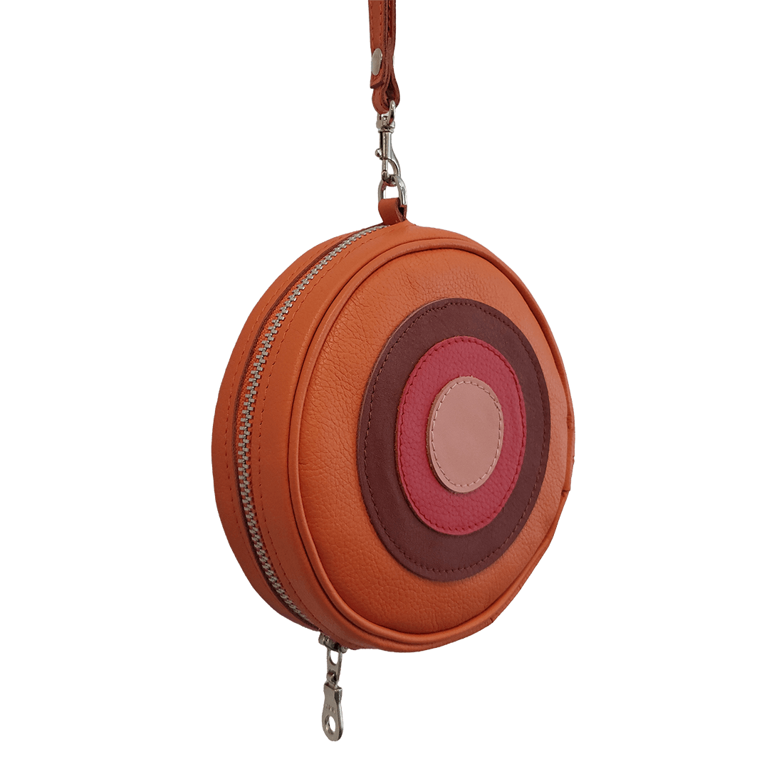 Clutch Retro Orange Dot