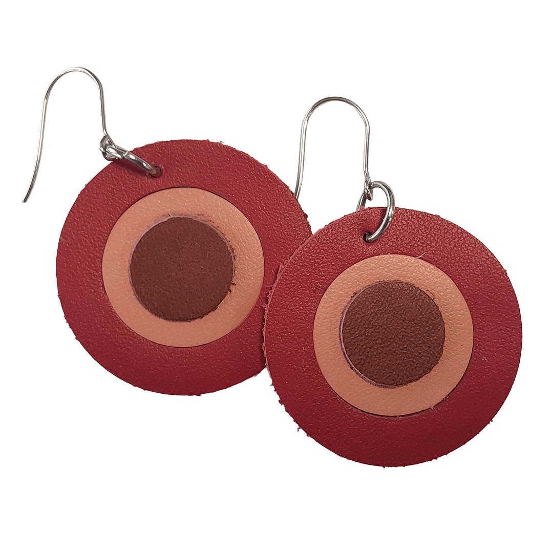 Oorbel Hanger Retro Bruin - Afbeelding 4